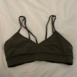 Green Lululemon sports bra